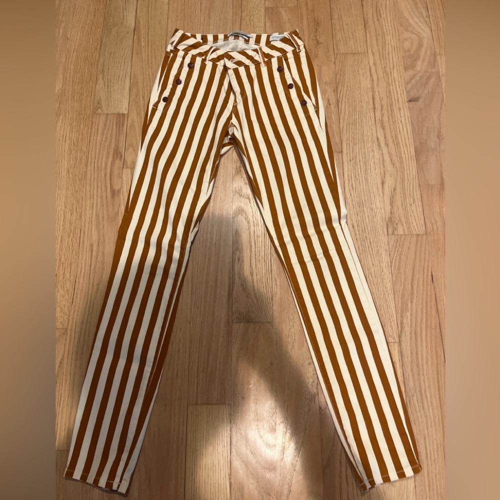 Scotch & Soda La Bohemienne Low Rise Skinny striped pants 27/32 Size 27